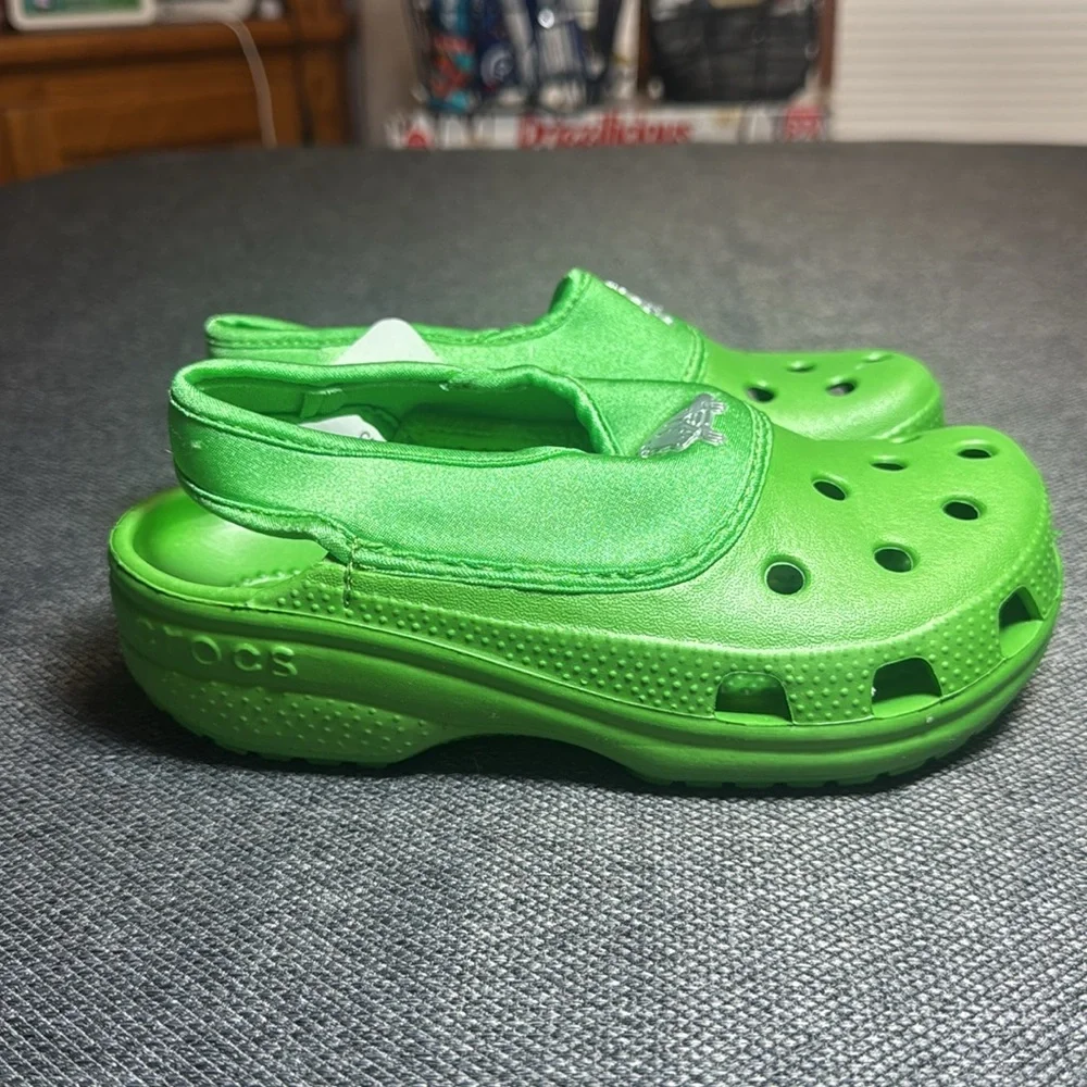 Crocs Crocling Kids Green Water Shoes NWT
